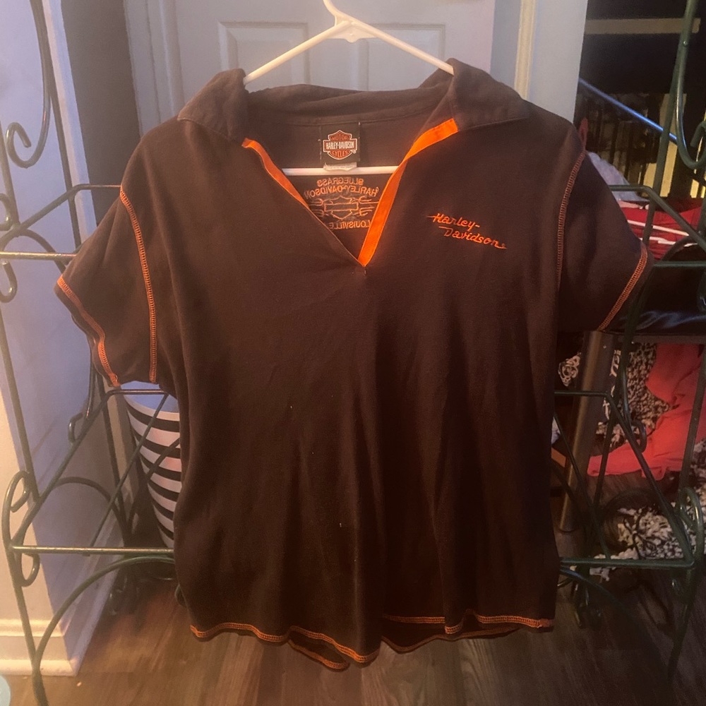 vintage harley-davidson polo shirt
